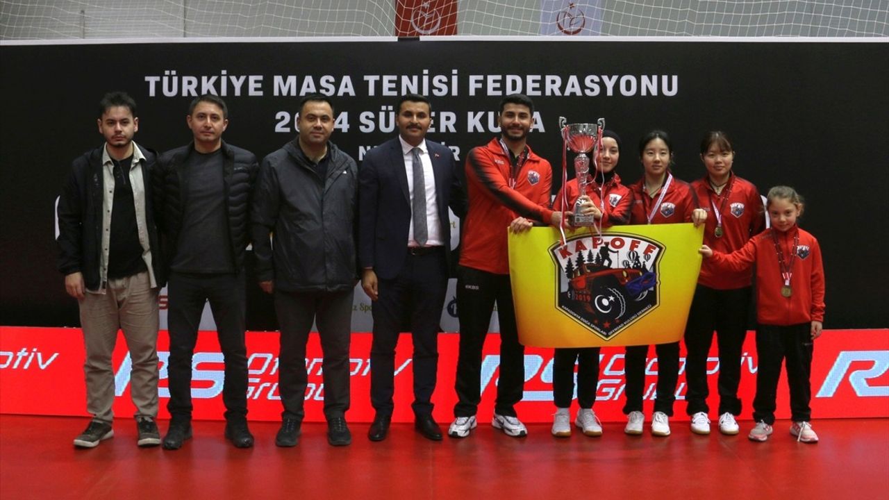 Masa Tenisi Türkiye Süper Kupa Finali: Fenerbahçe ve KAP-OFF Nevşehir Şampiyon Oldu