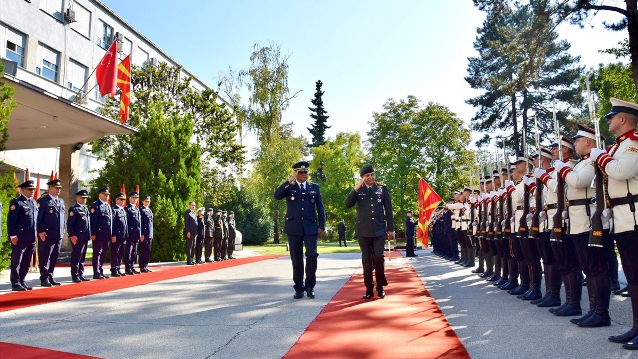 Orgeneral Metin Gürak, Kuzey Makedonya'da Resmi Ziyarette Bulundu