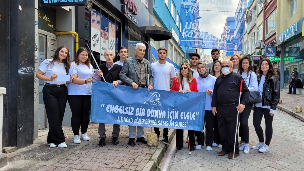 Samsun'da Beyaz Baston Farkındalık Etkinliği