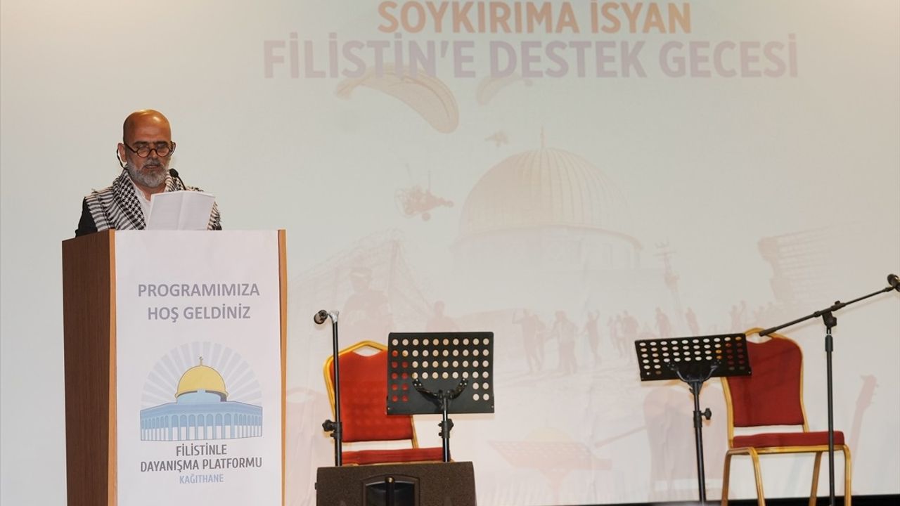 Soykırıma İsyan: Filistin'e Destek Gecesi İstanbul'da Gerçekleşti