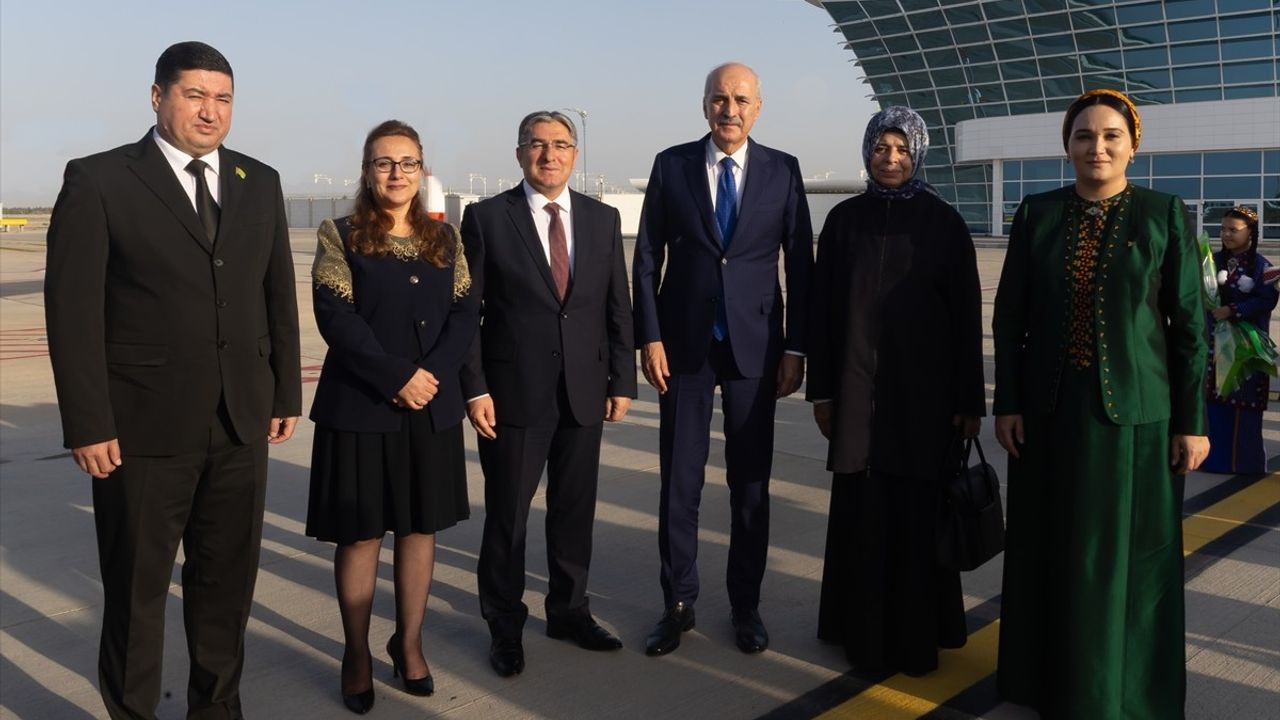 TBMM Başkanı Kurtulmuş, Türkmen Dostlukları İçin Aşkabat'ta