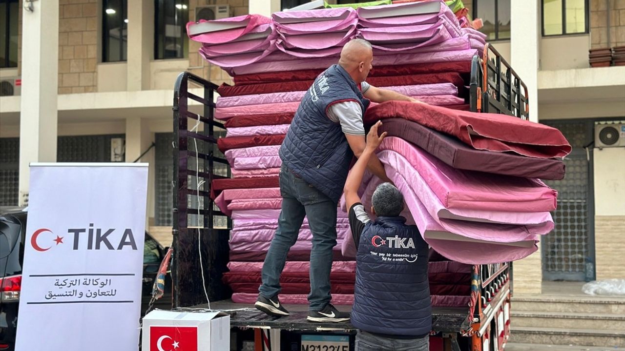 TİKA, Lübnan'a Acil İnsani Yardım Gönderdi