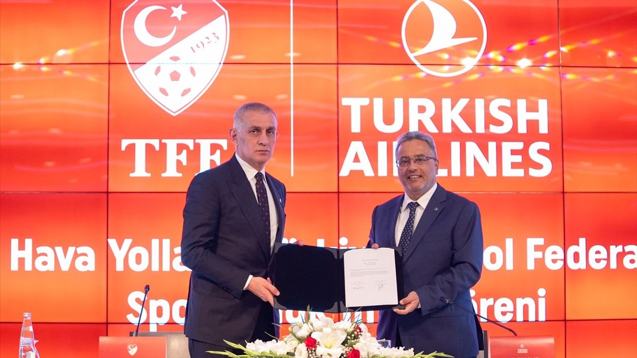 Türk Hava Yolları ve Türkiye Futbol Federasyonu Arasında Sponsorluk Anlaşması