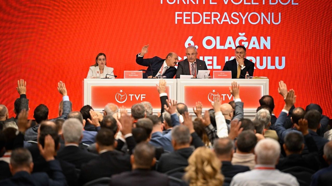 Türkiye Voleybol Federasyonu 6. Olağan Genel Kurulu Ankara'da Toplandı