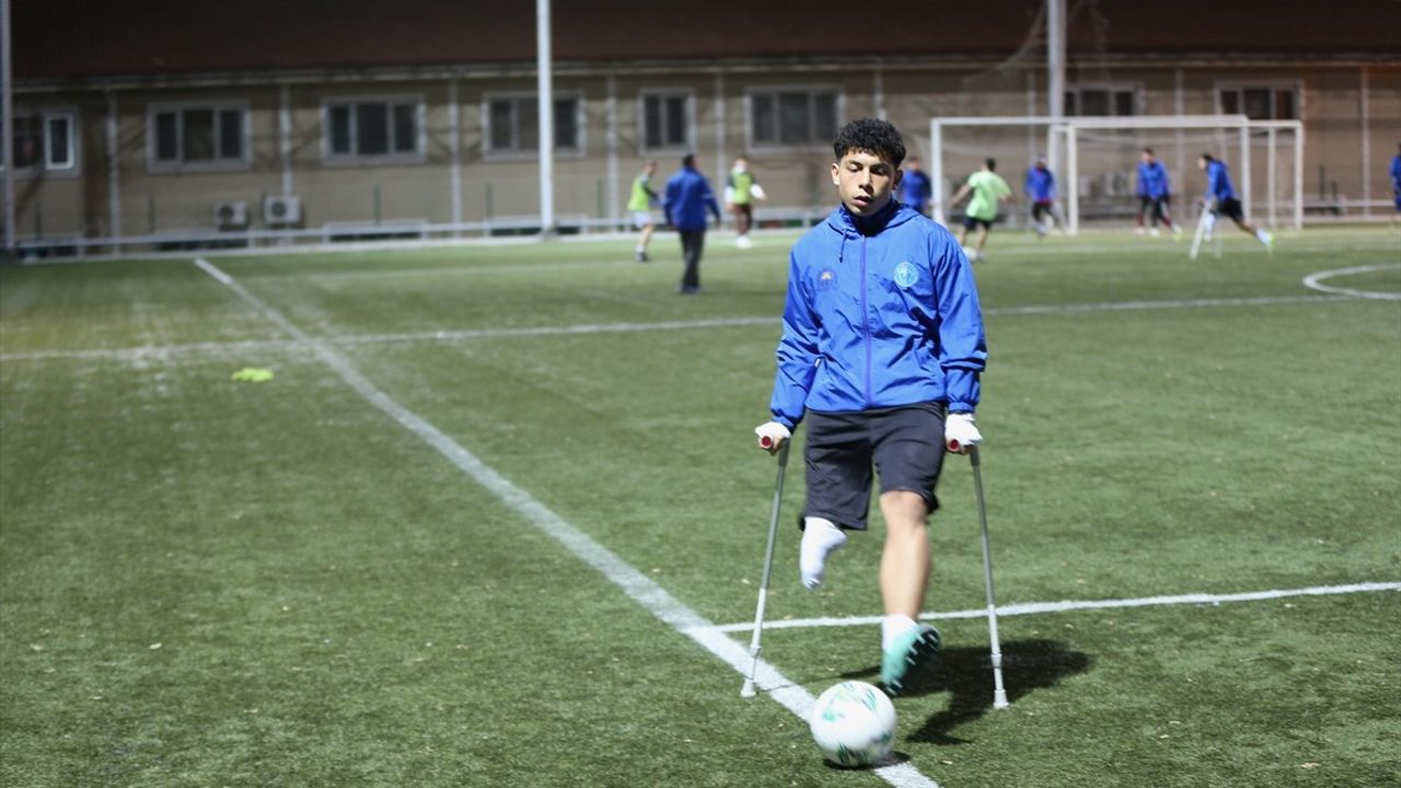 Ampute Futbolcu Yusuf'un Milli Takım Sevinci