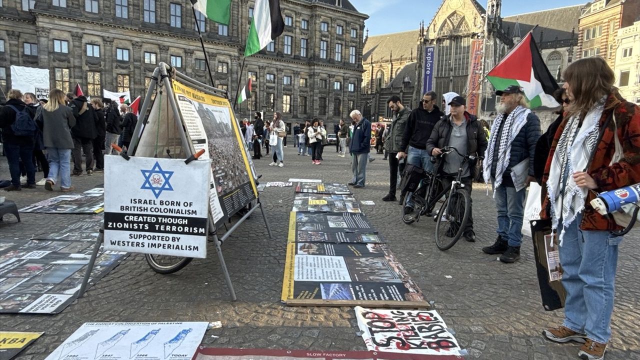 Amsterdam'da Balfour Deklarasyonu'na Karşı Büyük Protesto