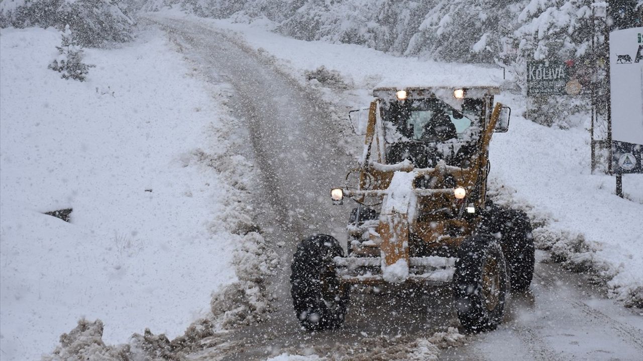 Artvin'de Kar Yağışı Ulaşımı Olumsuz Etkiledi