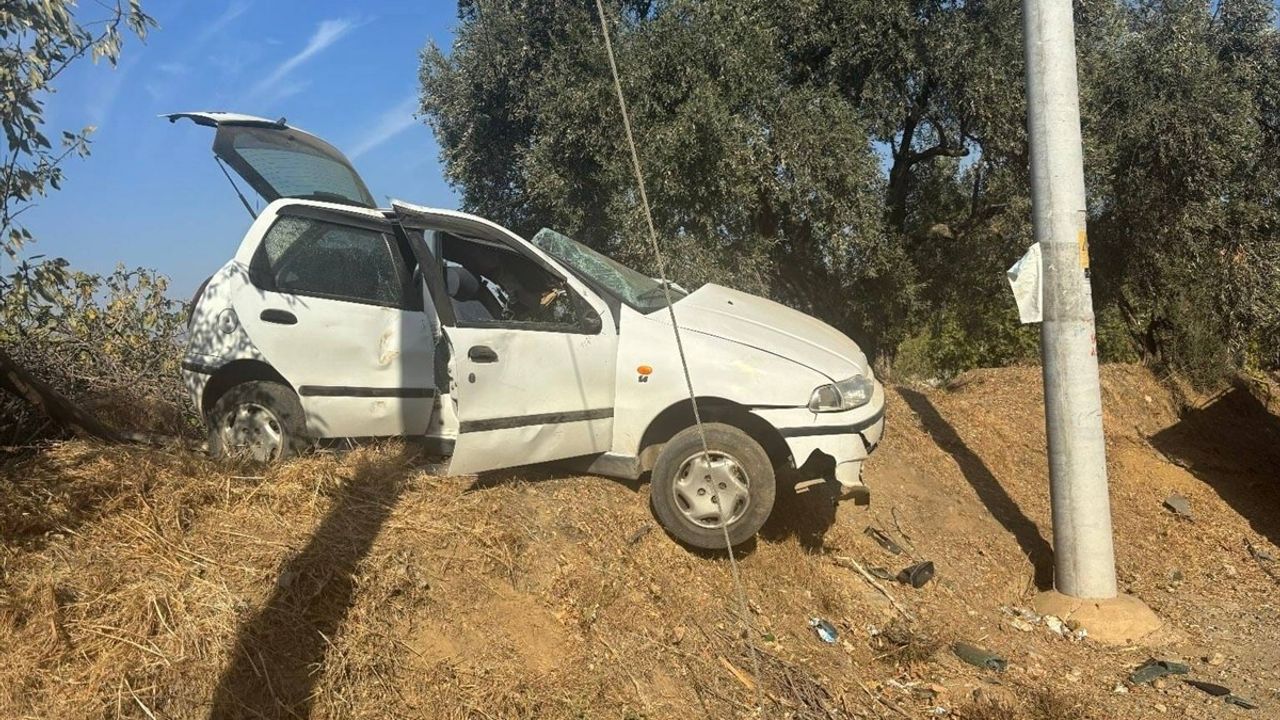 Aydın'da Elektrik Direğine Çarpan Otomobil Kazasında Sürücü Hayatını Kaybetti