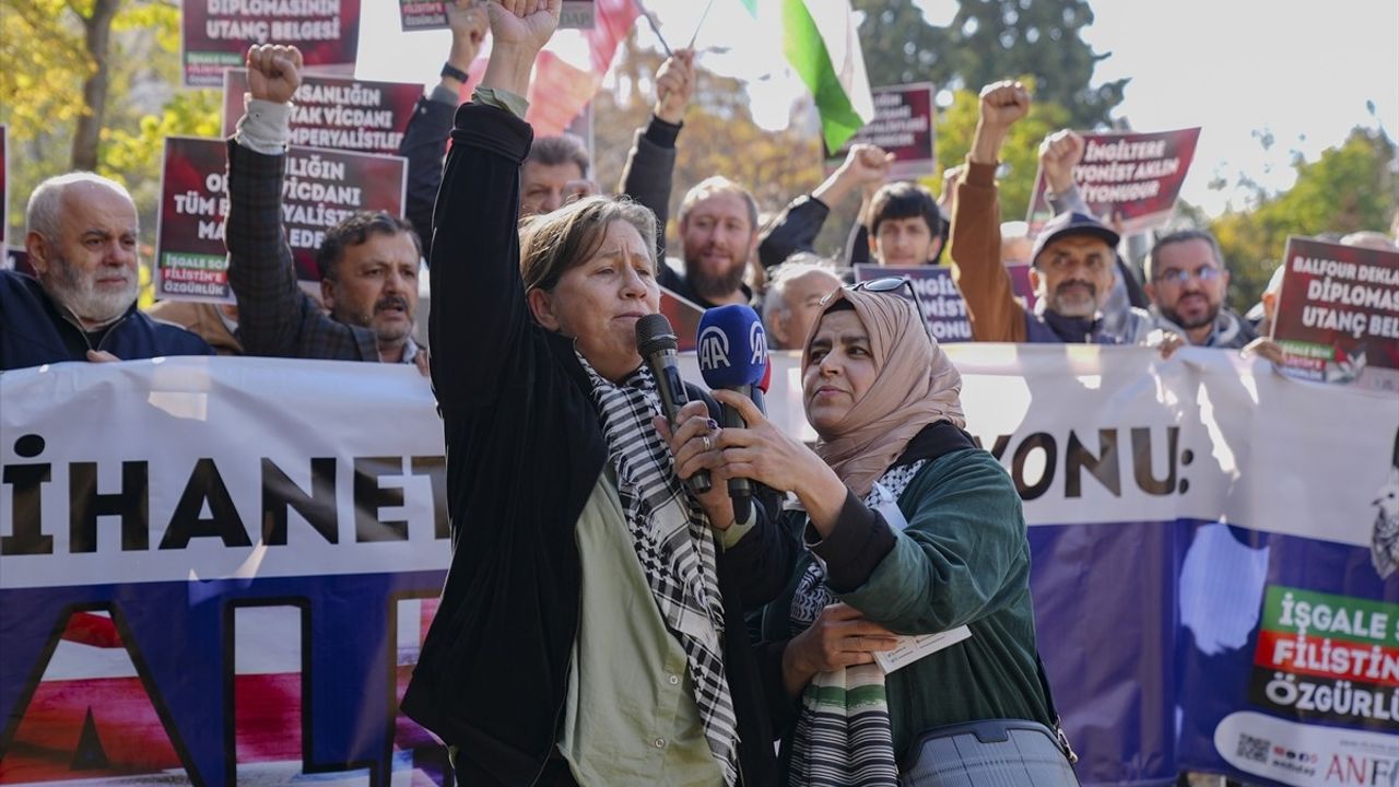 Balfour Deklarasyonu Protesto Edildi