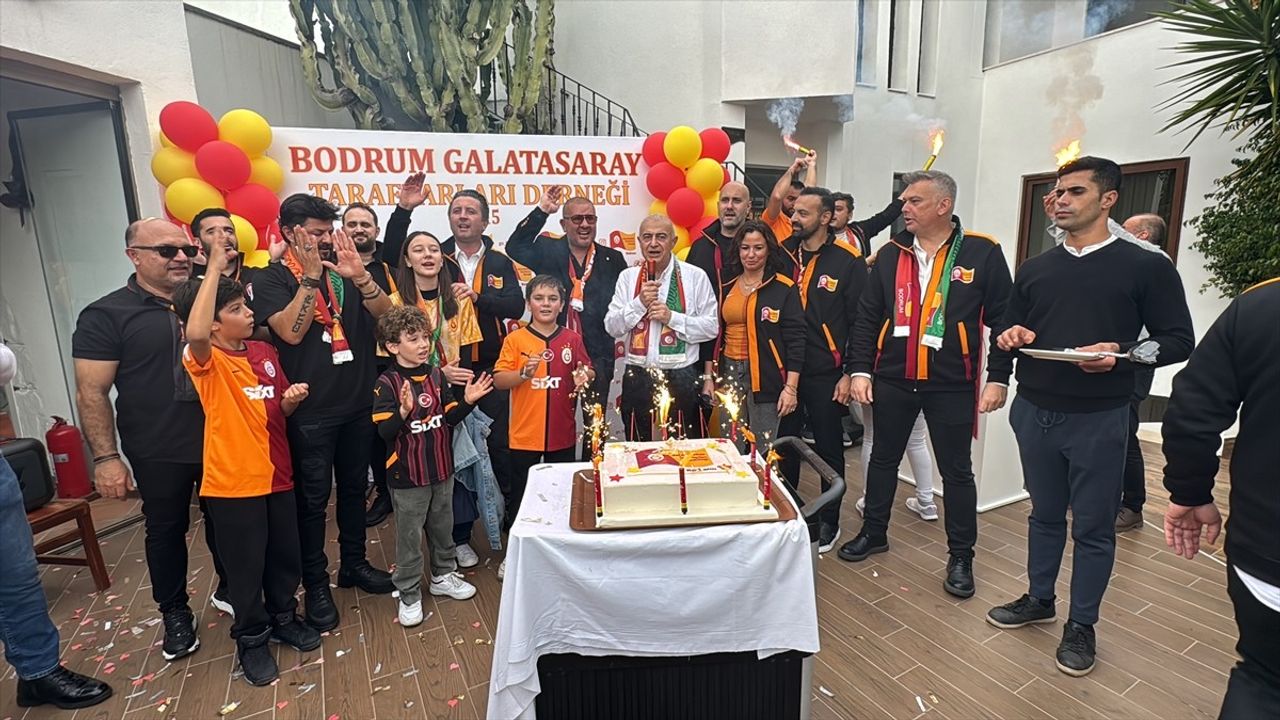 Bodrum'da Galatasaray Taraftarları Derneği Lokali Açıldı