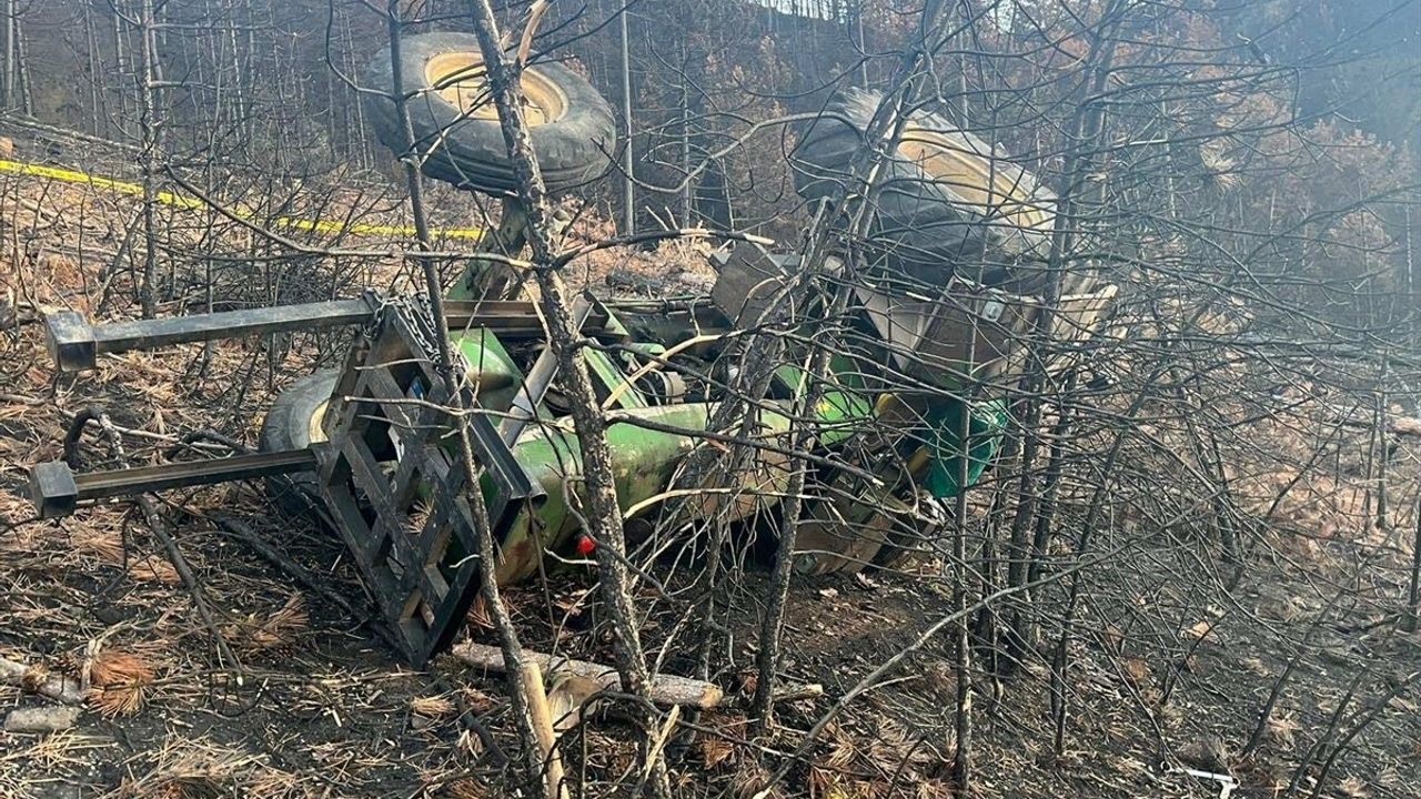 Bolu'da Devrilen Traktör Kazasında Sürücü Hayatını Kaybetti