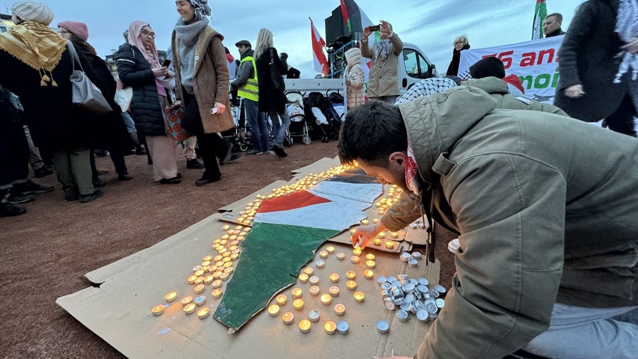 Cenevre'de İsrail'in Saldırılarına Karşı Protesto