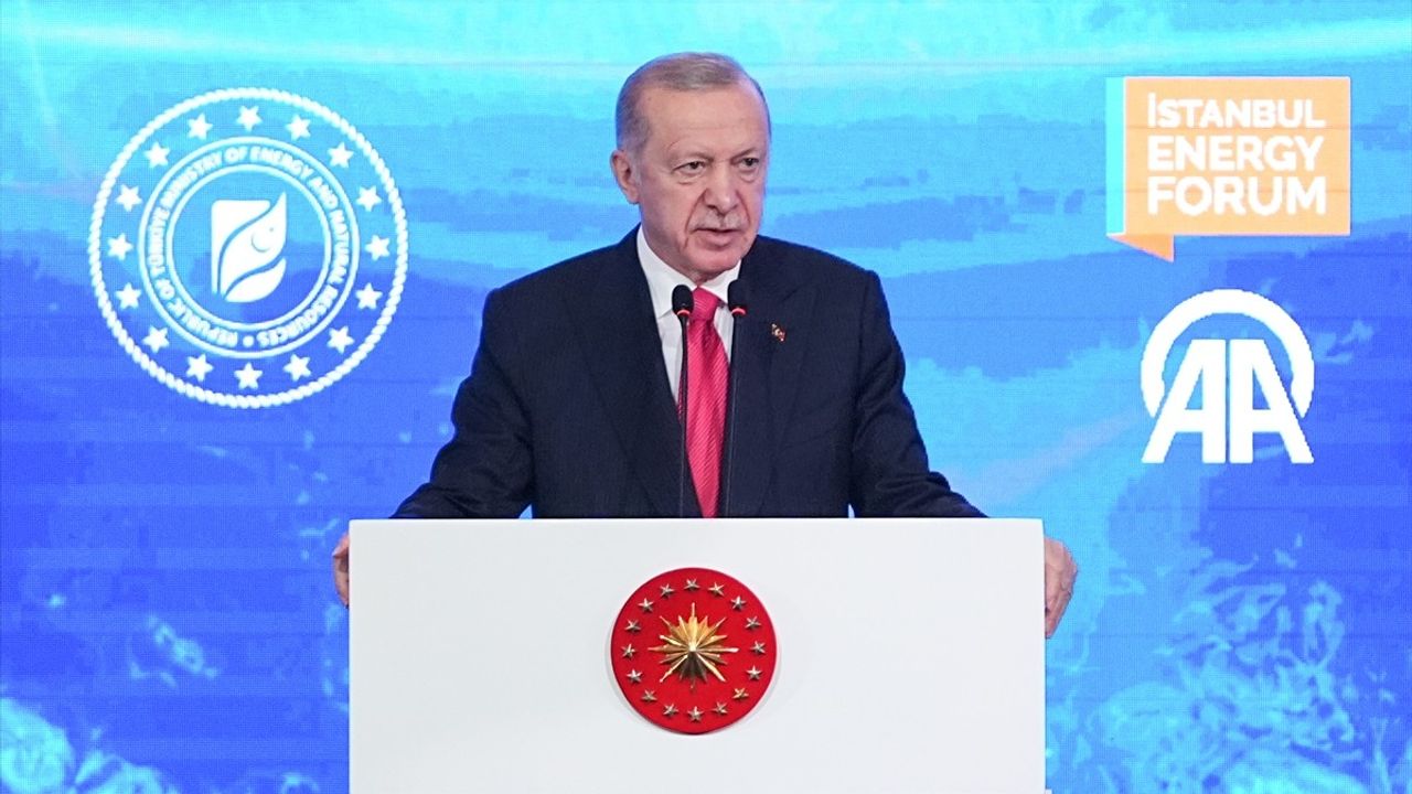 Cumhurbaşkanı Erdoğan'dan İstanbul Energy Forum'da Enerji Vurgusu