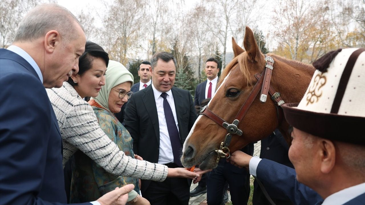 Cumhurbaşkanı Erdoğan, Kırgızistan Liderine Togg Hediye Etti