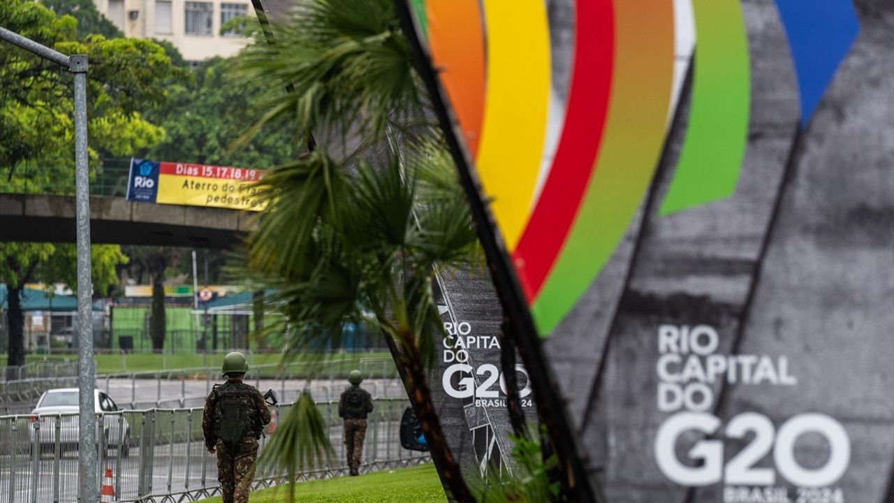 G20 Liderler Zirvesi Rio de Janeiro'da Başlıyor