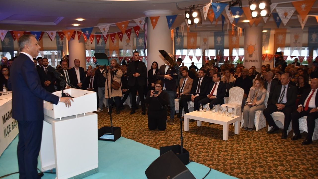 İçişleri Bakanı Yerlikaya'dan AK Parti Marmaris Kongresi'nde Güçlü Mesajlar