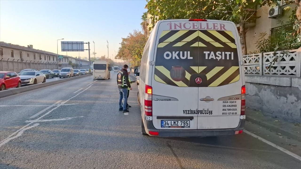 İstanbul'da Öğrenci Servisleri Denetimden Geçti