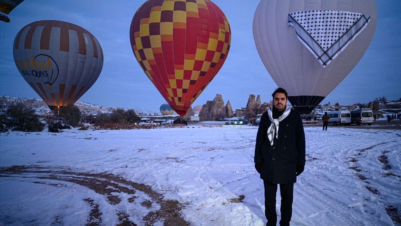 Kapadokya'da Barış Balonu Etkinliği ile Gazze'ye Destek