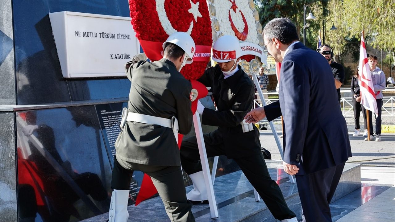 KKTC'nin 41. Kuruluş Yıl Dönümü Törenlerine Katılan Cevdet Yılmaz'ın Mesajı