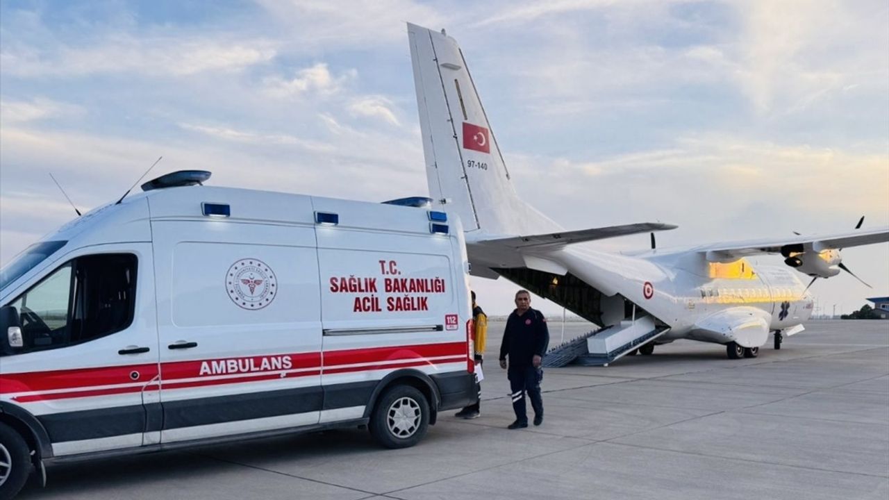 Mardin'den Ankara'ya Ambulans Uçakla Sevk: 6 Aylık Delal Bebek