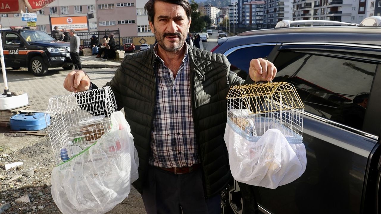 Rize'deki Heyelan Panik Anları Kamera ile Kaydedildi