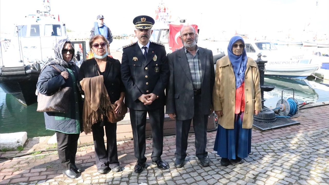 Yalova'da Şehit Polis Memuru İçin Deniz Polisi Teknesi Hizmete Girdi