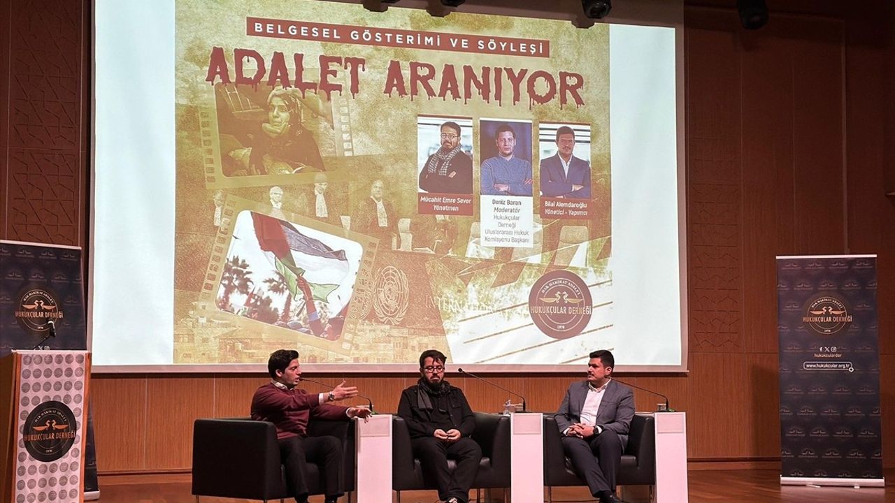 Adalet Aranıyor Belgeselinin Gösterimi Yapıldı