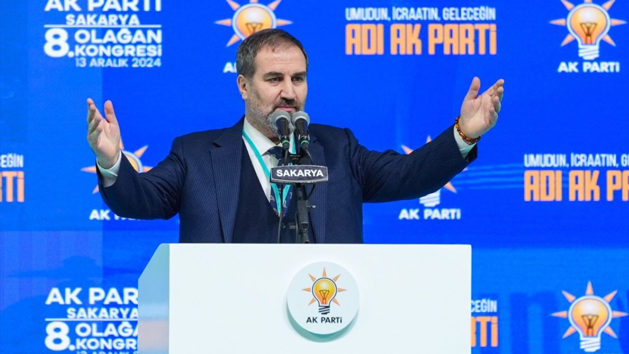 AK Parti Sakarya 8. Olağan İl Kongresi Gerçekleştirildi