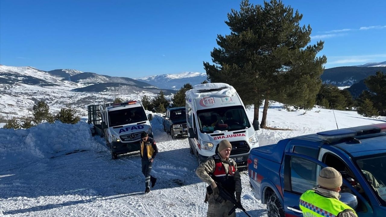 Ardahan'da Kış Koşullarında Kurtarılan Hasta