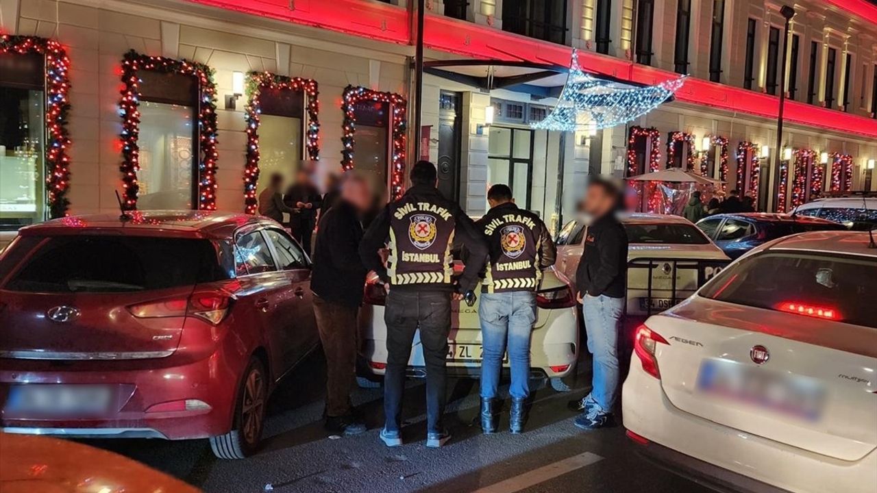 Beyoğlu'nda Korsan Otoparkçılık Operasyonu