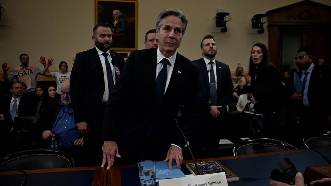 Blinken, Kongrede Gazze Protestolarıyla Karşılaştı