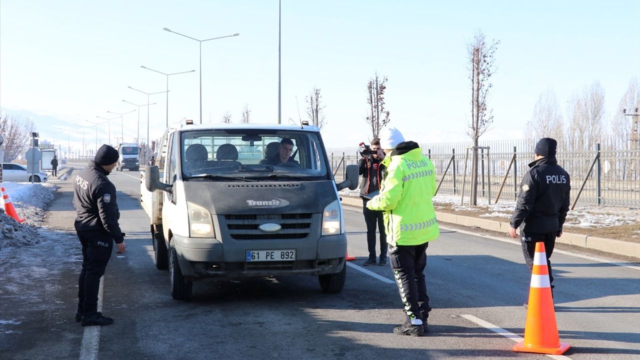 Erzurum'da Yılbaşı Öncesi Güvenlik Önlemleri