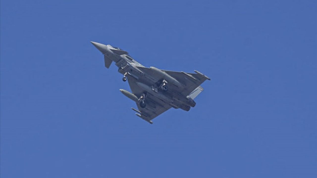 Eurofighter Typhoon Savaş Uçağı Mürted Hava Üssü'nde