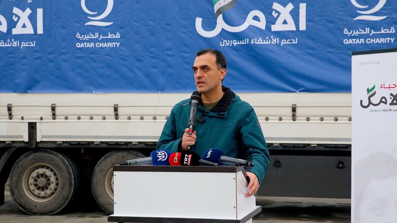 Hatay'dan Suriye'ye 24 TIRlık Yardım Gönderildi