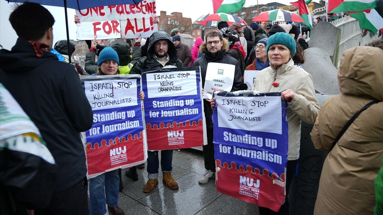 İrlanda'da Filistin Halkına Destek Nöbeti