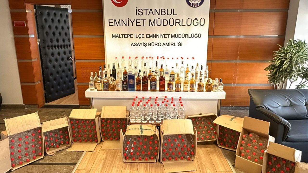 İstanbul'da Kaçak İçki ve Tütün Operasyonu: 4 Şüpheli Gözaltına Alındı