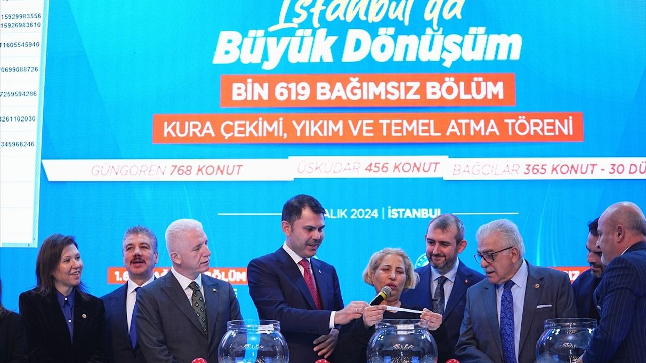 İstanbul'da Kentsel Dönüşüm Seferberliği Hız Kazanıyor