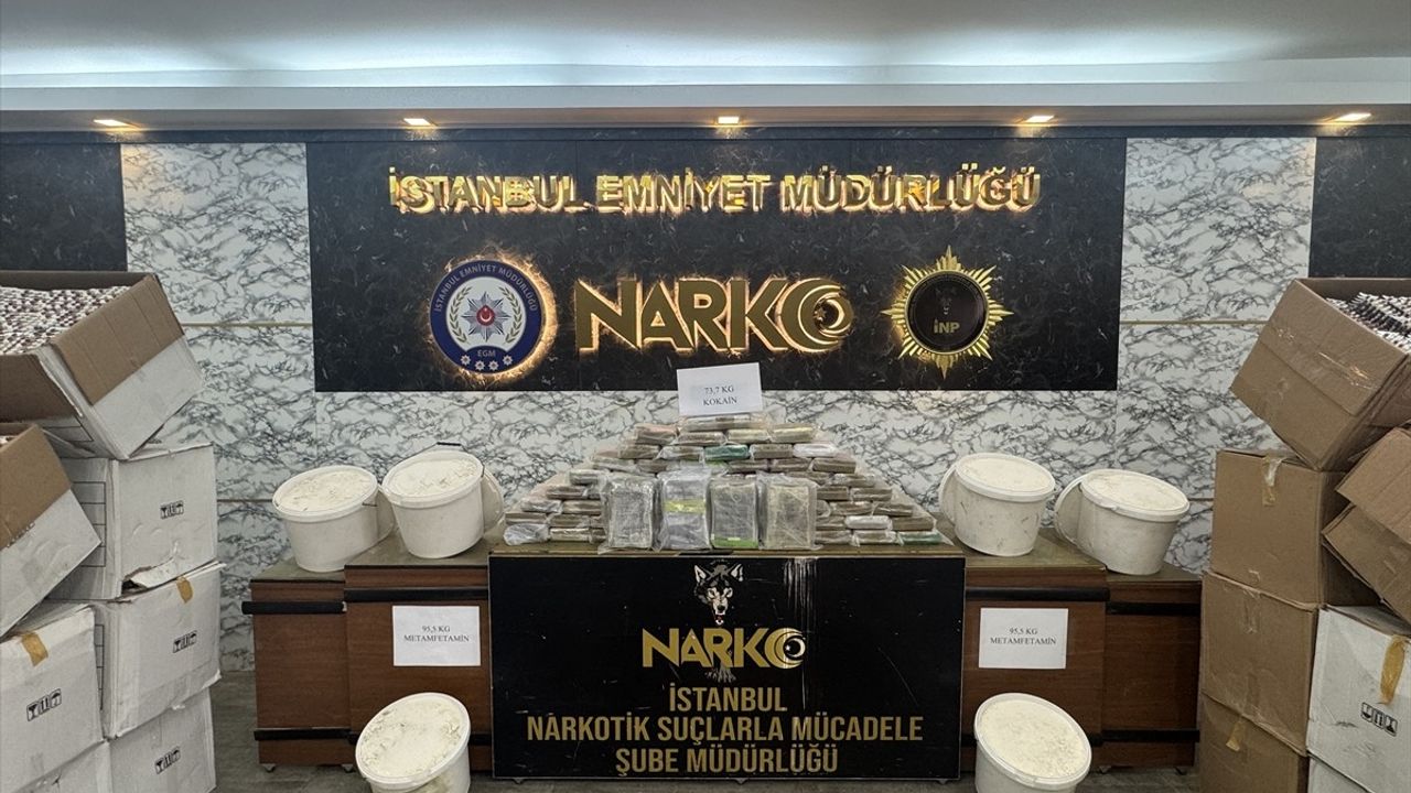 İstanbul'da Narkokapan-2 Operasyonu: 73 Kilo Kokain Ele Geçirildi