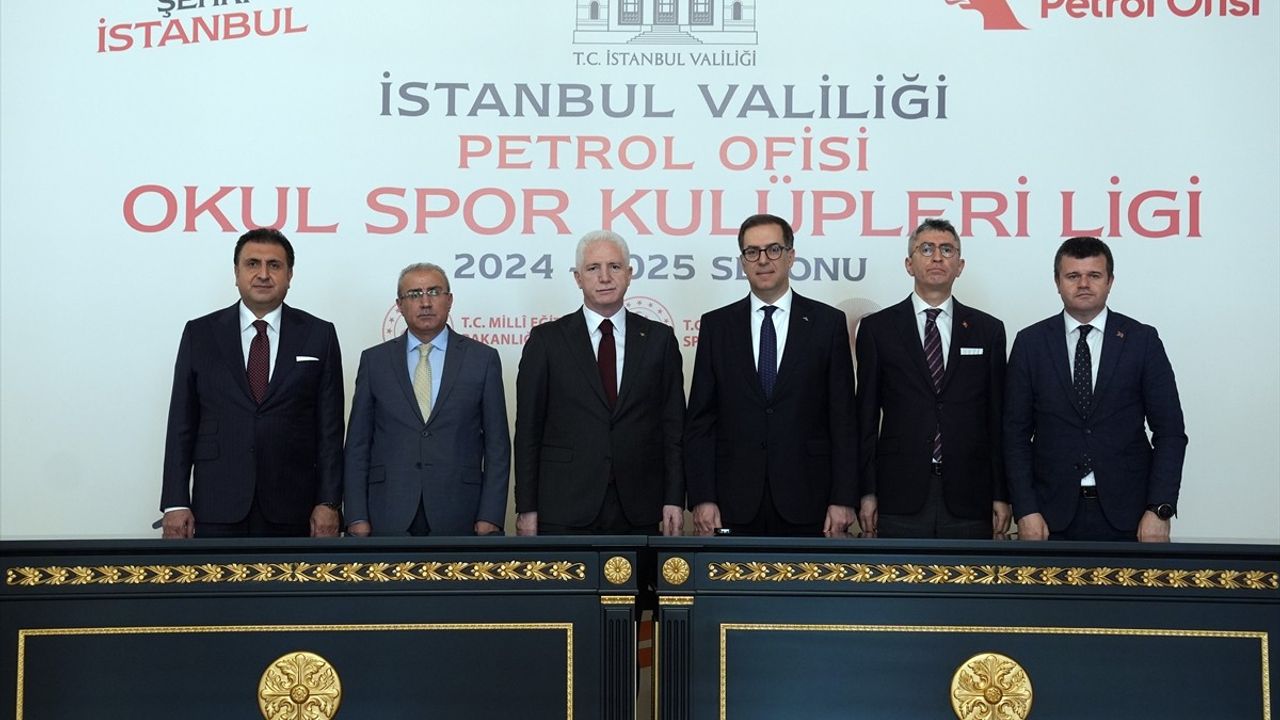 İstanbul'da Okul Spor Kulüpleri Ligi İçin Yeni Sponsorluk Anlaşması İmzalandı