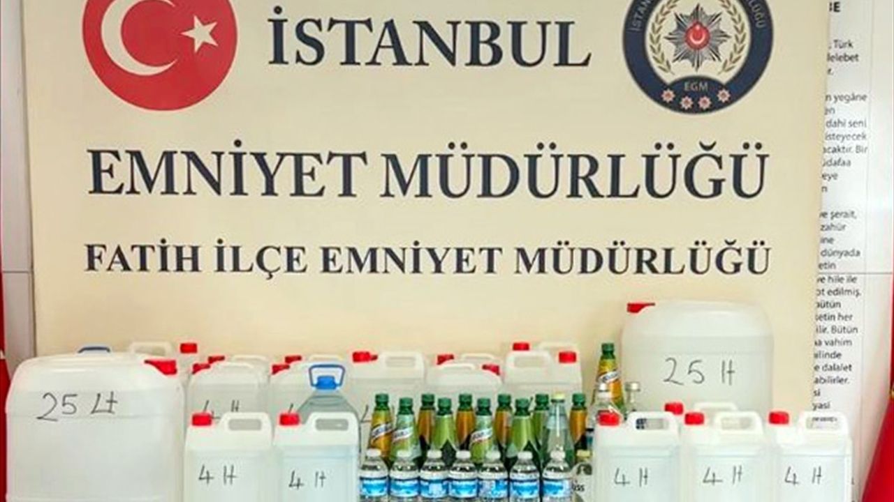 İstanbul'da Sahte İçki Denetimlerinde Tutuklama