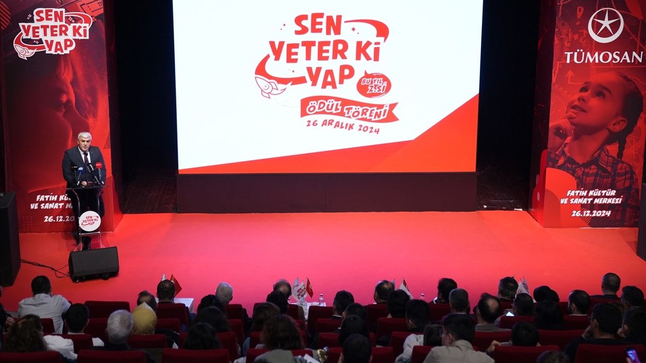 İstanbul'da 'Sen Yeter Ki Yap' Proje Yarışması Töreni Düzenlendi