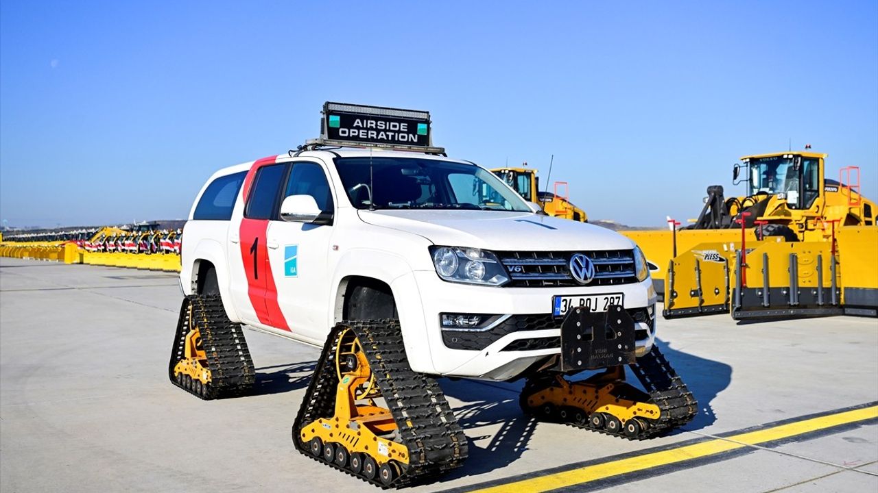 İstanbul Havalimanı Kış Hazırlıklarını Tamamladı