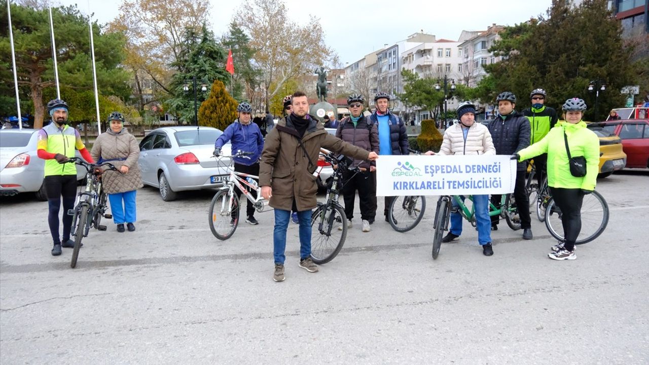 Kırklareli'de Görme Engelliler İçin Bisiklet Etkinliği