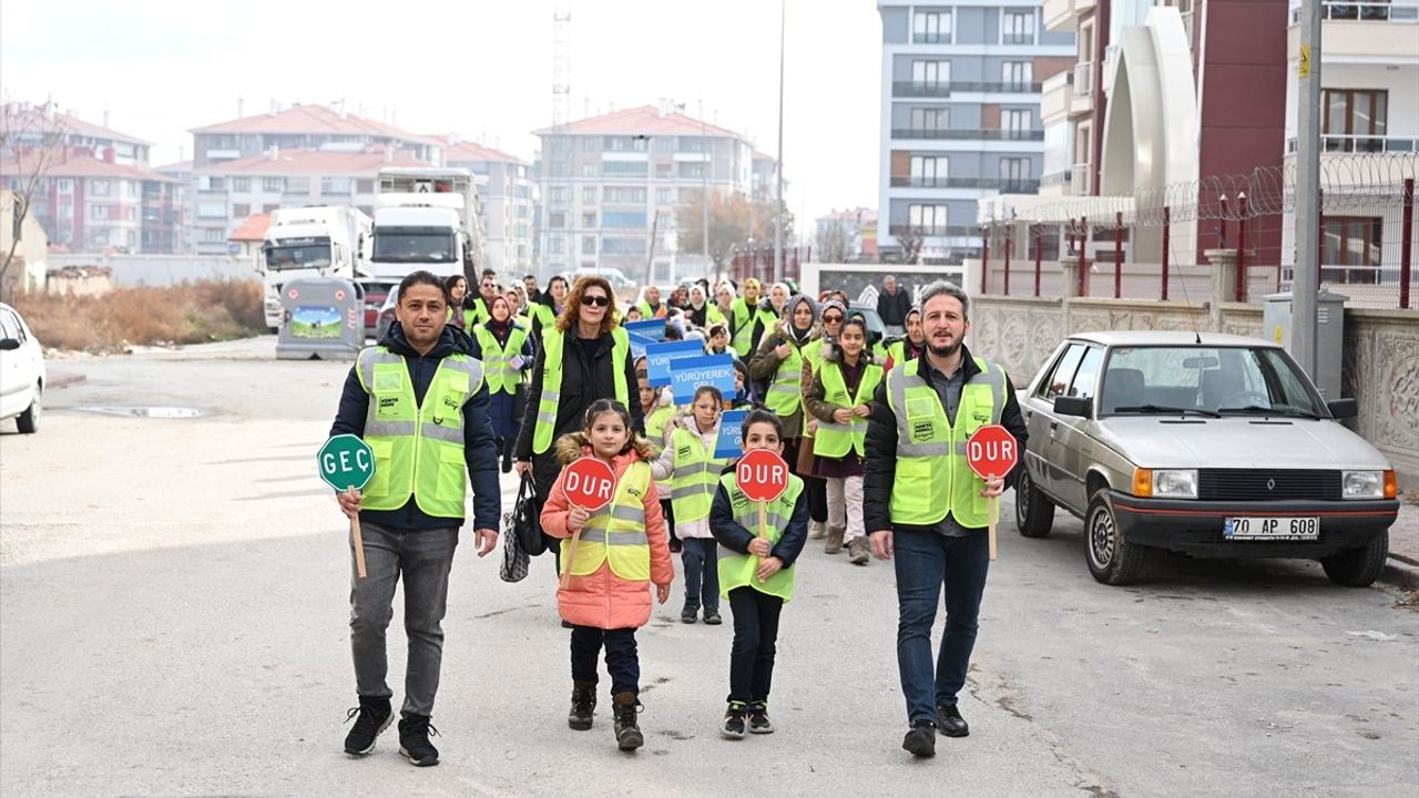 Konya'da 'Yayabüs' Projesi ile Güvenli Okul Yolları