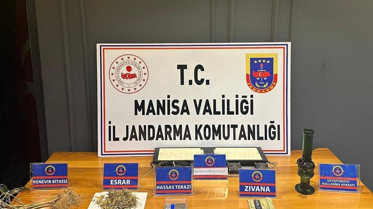 Manisa'da Kenevir Yetiştiren Zanlı Yakalandı