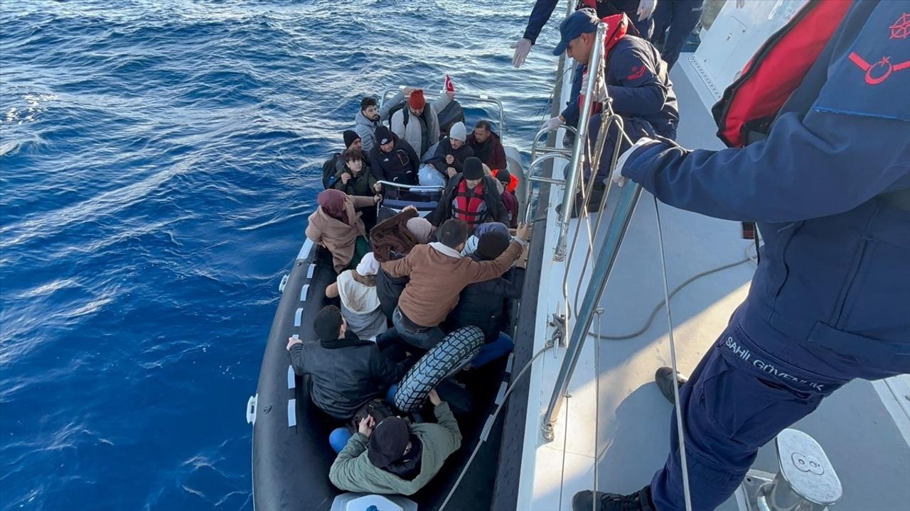 Marmaris'te Düzensiz Göçmen Operasyonu