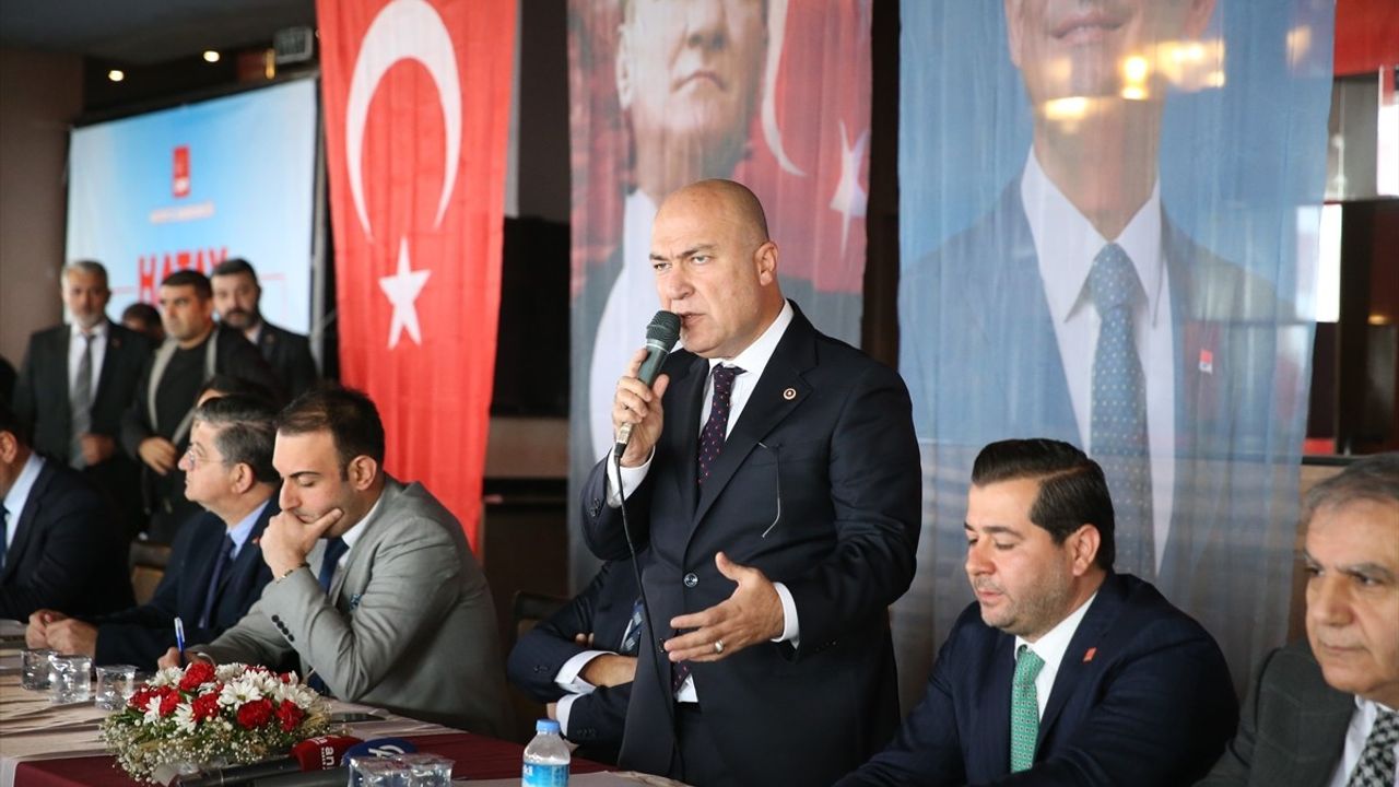Murat Bakan Hatay'da CHP'nin Hedeflerini Açıkladı