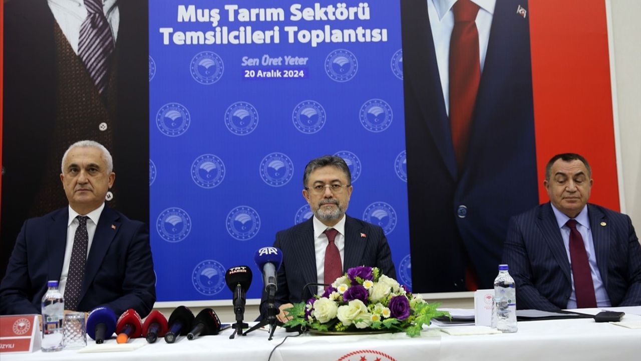 Muş'ta Tarım Sektörü Toplantısı: 331 Milyon Liralık Destek Müjdesi