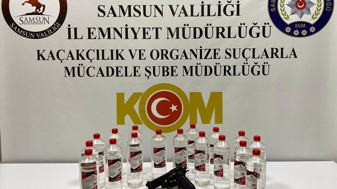 Samsun'da Kaçak ve Sahte İçki Operasyonu: 3 Gözaltı