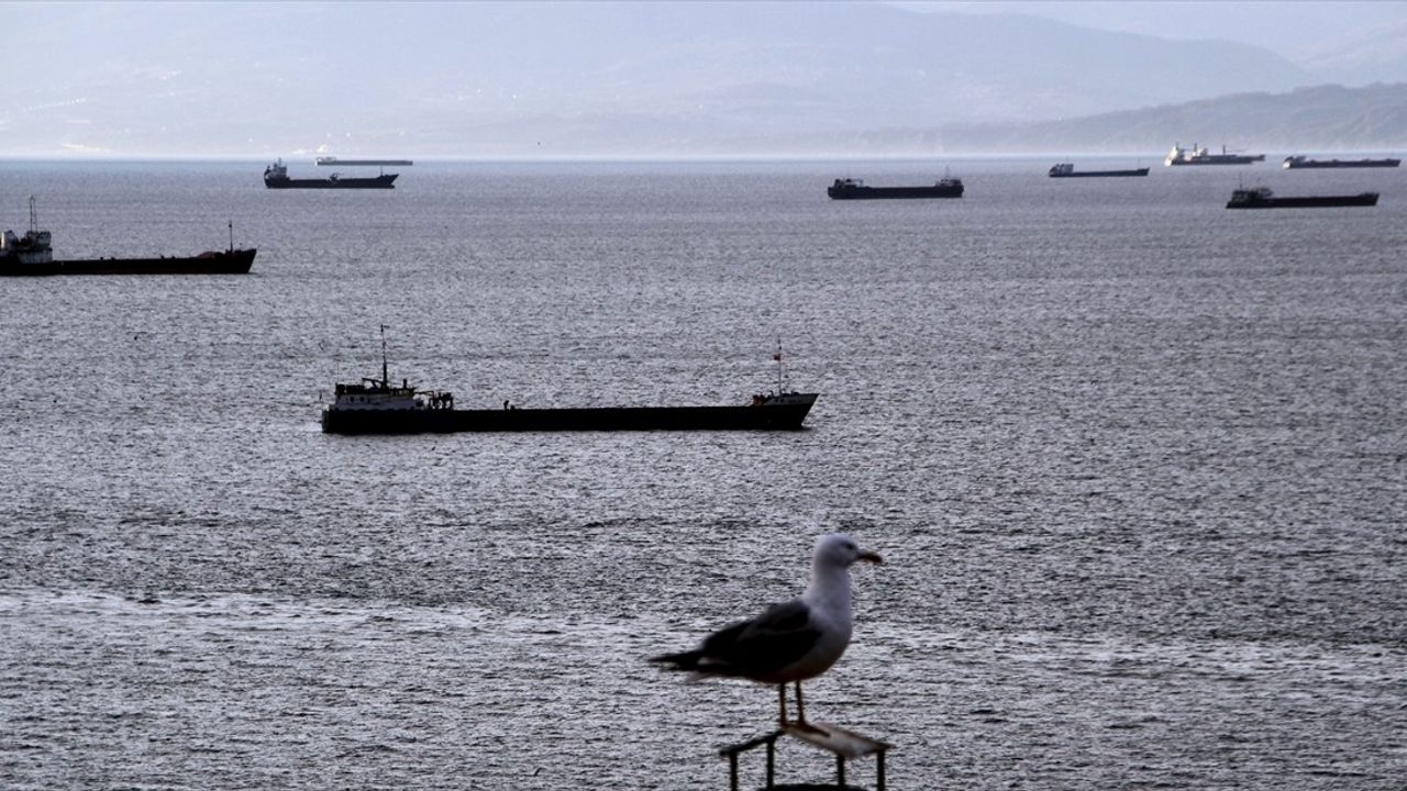Sinop'un Doğal Limanı Fırtına Uyarısı Üzerine Yük Gemilerine Ev Sahipliği Yapıyor